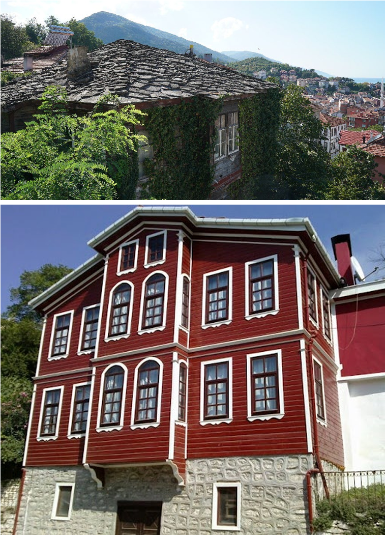 Aşı Boyalı İnebolu Evleri
